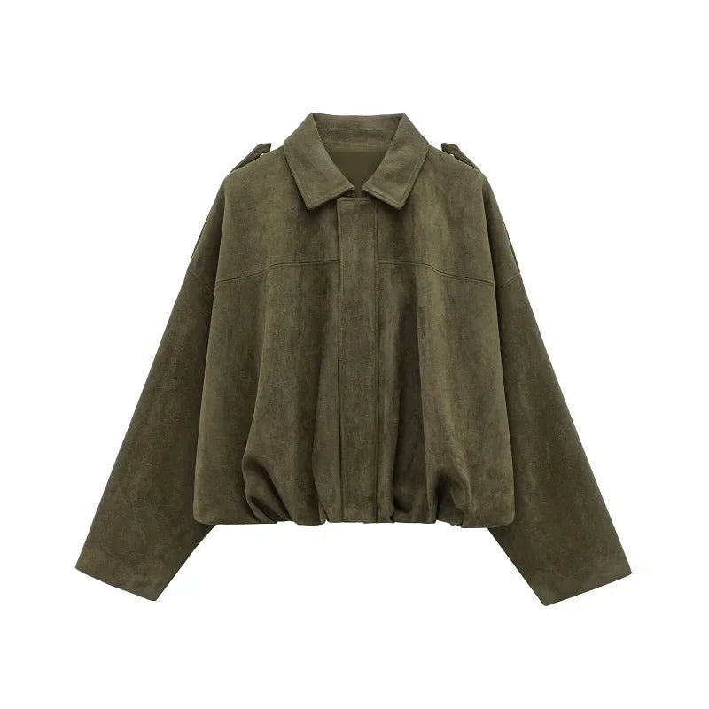 La Veste Intemporelle en Daim Éco