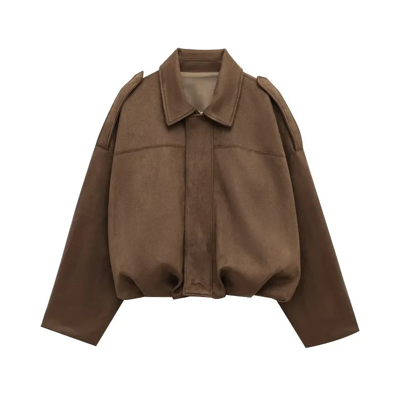 La Veste Intemporelle en Daim Éco