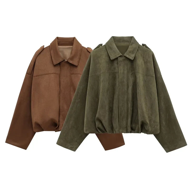 La Veste Intemporelle en Daim Éco