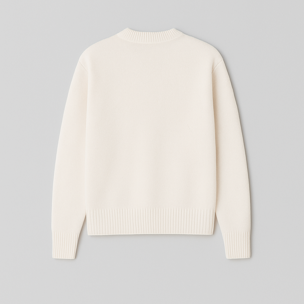 Aimée | Pull en laine luxe avec cœur
